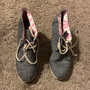 TOMS wedged ankle boots